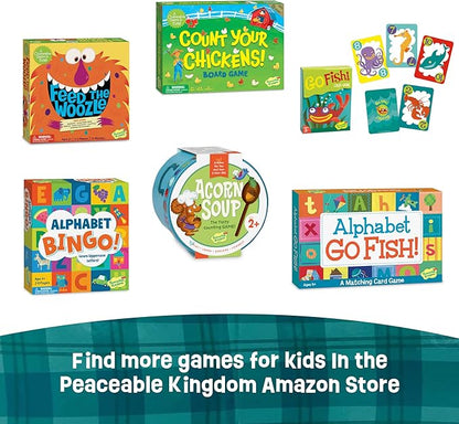Peaceable Kingdom Snug as a Bug in a Rug Award Winning Cooperative Preschool Skills Builder Game for 2 to 4 Kids ages 3+