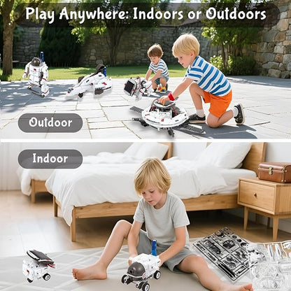 6-in-1 Solar Robot Building Kit for Boys Aged 8-13, Educational Robotic Toys for Kids, Science Kits STEM Toys Birthday Gifts for 8 9 10 11 12 Years Old Boys Girls Teens