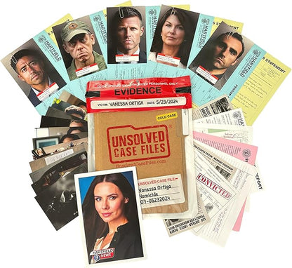 Unsolved Case Files | Ortiga, Vanessa - Cold Case Murder Mystery Game - Can You Solve The Crime?