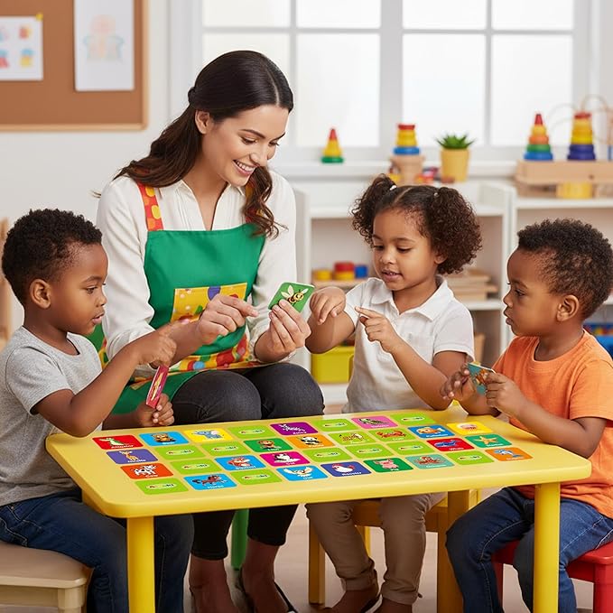 72 PCS Animals Memory Matching Game for Kids, Animal Theme Memory Game for Toddlers, Memory Cards Concentration Game for Ages 3 and Up