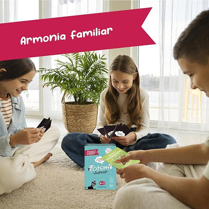 Totem Español Junior Juego para Niños – Juego de Cartas Educativo y Divertido para 5 Años+, Fomenta Autoestima y Empatía, Actividades para la Escuela y la Familia (Junior Edition - Spanish Box)