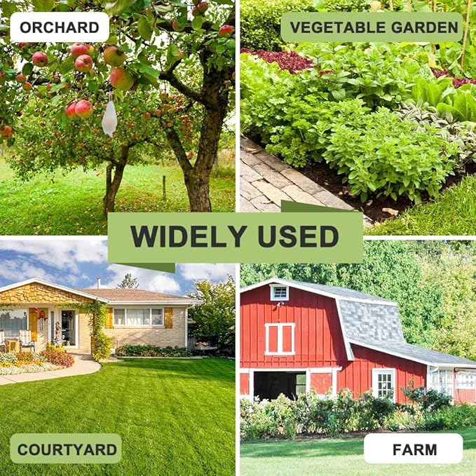 Deer Repellent, Rabbit Repellent Outdoor, Deer Deterrent for Plants, Keep Rabbits Out of Backyard, Deer and Rabbit Repellant, Deer Repellant Balls for Flowers Shrubs & Trees-10 Packs