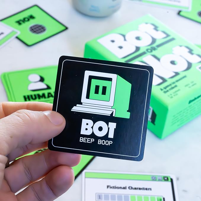 Rabble Bot or Not - A Game to Uncover The Robot | 2-8 Players, Party Games, Family, Teens, Adults, 2 Player Games, Board Games, Card Games