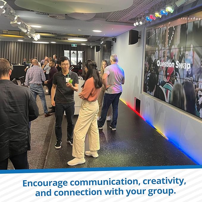 We! Connect Cards – Conversation Starter Game for Team Building, Office Icebreakers, and Adult Group Activities – Designed for Work, Employee Connections, and Engagement – Featured by TEDx 60 Cards