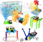 6-in-1 STEM Kit for Kids Ages 6-12, STEM Toys for Boys Ages 8-12, Robot Building Kit & Car Crafts for Kids, Science Activities Robotics Kits for 6 7 8 9 10 12 Year Old Boys Girl Birthday Gifts