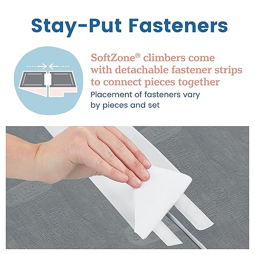 ECR4Kids SoftZone Tiny Twisting Climber, Beginner Playset, Assorted, 5-Piece