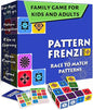 Pattern Matching Board Game for Kids & Adults, Family Night Board Games, Block Puzzle Games for Kids, Ages 3+ to 99 yrs, Play 1 to 5 Players, for Birthdays, Premium Quality Solid Wood