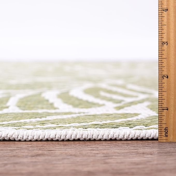 Keen Home Design Terrace Outdoor Runner Rug - 2x12 Washable Indoor/Outdoor Rug for Patio, Kitchen, Balcony, Beach, Garden, Deck and Porch, Size: 2'2"x11'10"