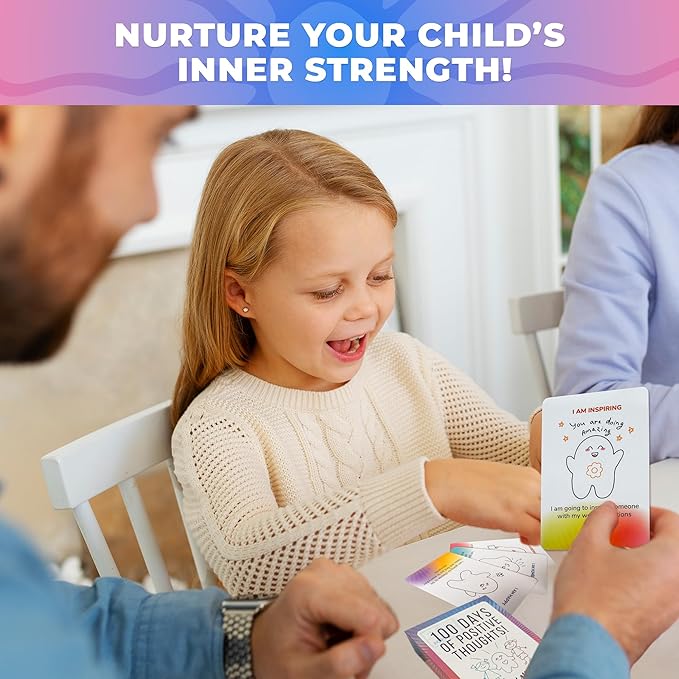 QUOKKA Affirmation Cards for Kids - Anxiety Relief Items Meditation Cards for Mental Health - Calming Self Care for Women - Perfect Mindfulness Gift for Children Teens