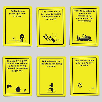 Danger The Game: The Card Game of Bizarre Dangers and Rescues - Family & Adult Game Night - Easy to Learn - Party Games - Family Board Games - 3+ Players