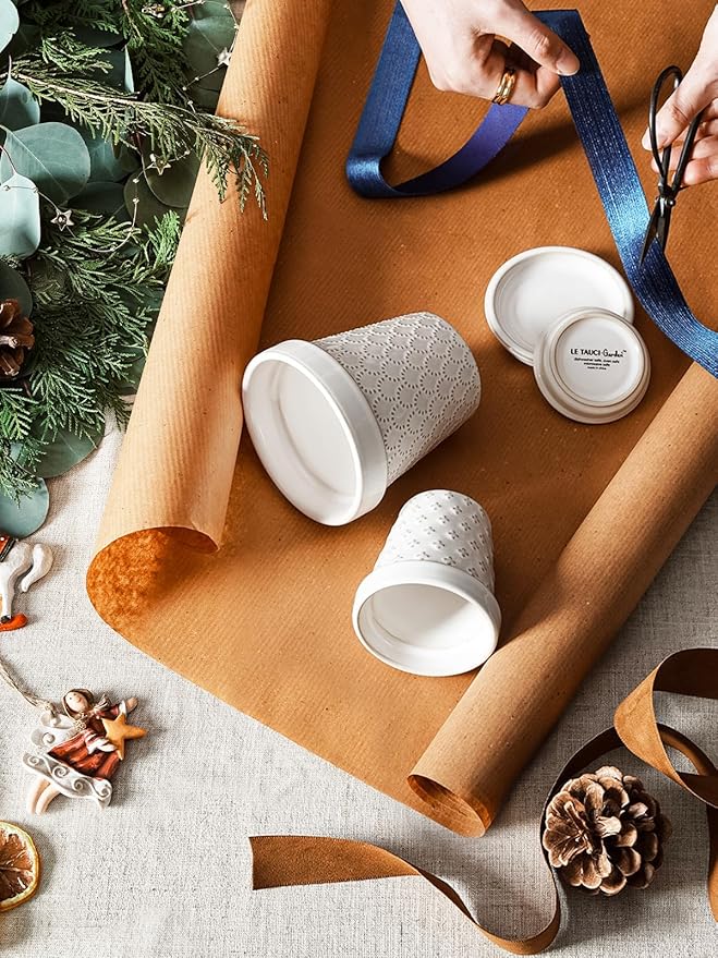 LE TAUCI Succulent Pots, Cute Indoor Plant Pot with Saucer, 4 Inch Mini Ceramic Flower Pots with Drainage, for Plant Lover or Mothers Day,Housewarming, Decorative Lovely Planter for Cactus,Set of 4