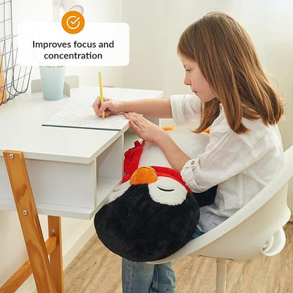 ODOXIA Big Weighted Penguin 5lb for Anxiety | Stuffed Plush for Kids, Adults | Weighted Animals, Plushies