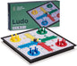 Magnetic Ludo Travel Game Set – 9.8" Folding Board for Classic Portable Strategy Play – Yellow Mountain Imports