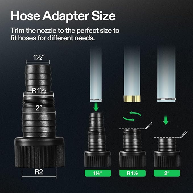 VIVOSUN 4500 GPH Submersible Water Pump, 220W Pond Pump, Ultra Quiet Aquarium Pump with 19FT. Lift Height for Pond Waterfall, Fish Tank, Statuary, or Hydroponics