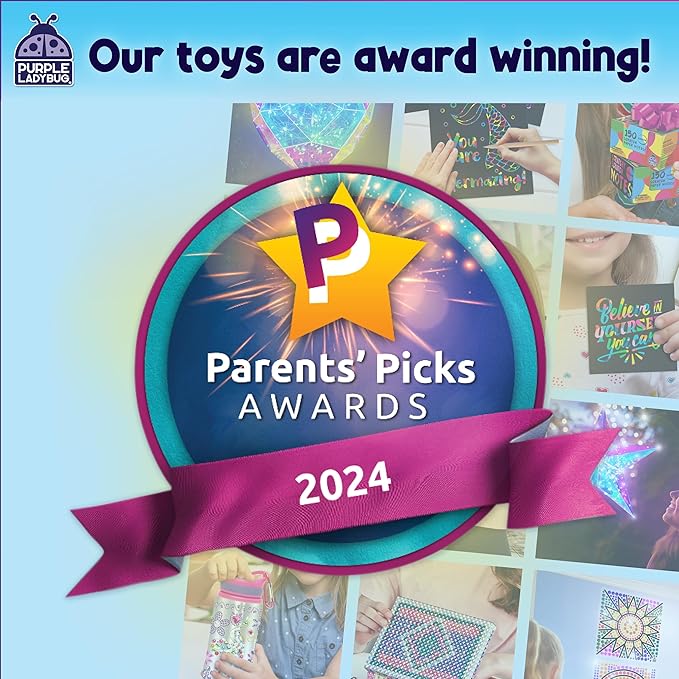 PURPLE LADYBUG Bendable Wax Craft Sticks for Kids - 15 Colors, 6&12 Inches, 150 Each - Kids Camping Essentials, Summer, Road Trip Activities, Travel Toys for Toddlers in Car, Airplane & Restaurant