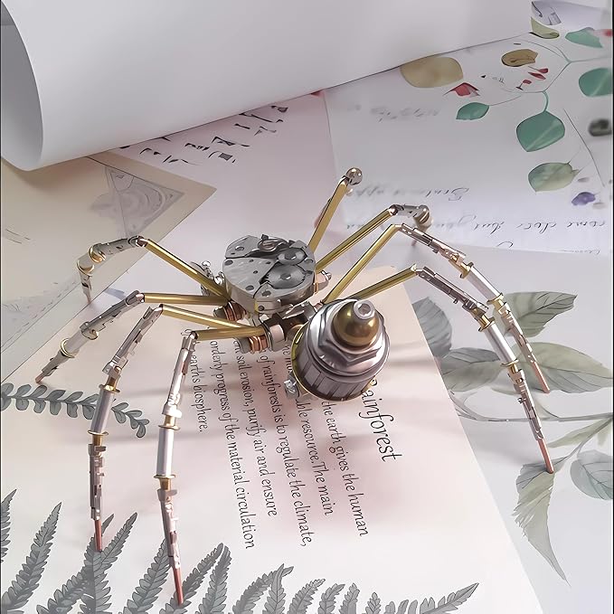 Mechanical Metal DIY 3D Insect Brass Puzzle (Mechanical Spider)
