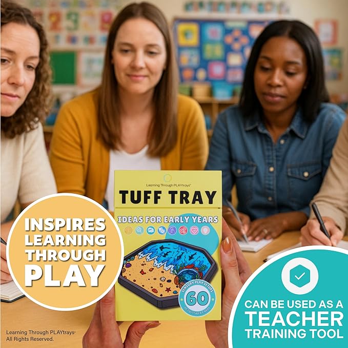 60 Sensory Play Idea Cards – Creativity for Kids Sensory Bin & Tuff Tray Activities | Preschool & Toddler Learning, Montessori, Homeschool & Classroom STEM Resource – by Learning Through PLAYtrays