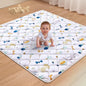Premium Baby Play Mat 36" X 36", Thicken Foam One-Piece Crawling Mat, Non-Slip Cushioned Baby Playmats for Infants, Babies, Toddlers, Foldable and Machine Washable
