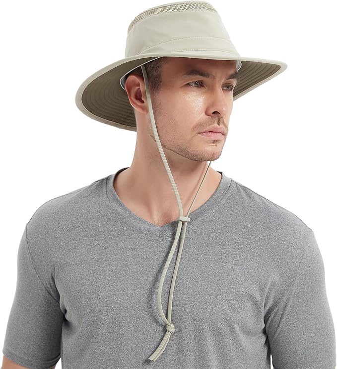 Cimarron Wide Brim Safari Sun Hat for Women & Men – UPF 50+ Outdoor Fishing Hat | Hiking, Running Travel Sun Protection Hat