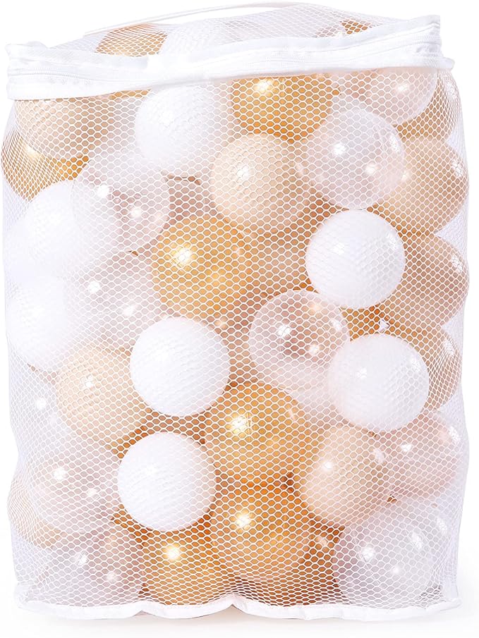 Realhaha Ball Pit Balls 50 100 200 500 Play Balls Plastic Balls for Baby Girls Toddlers Kids Play Tent Pool Playhouse Playpen Party Decoration