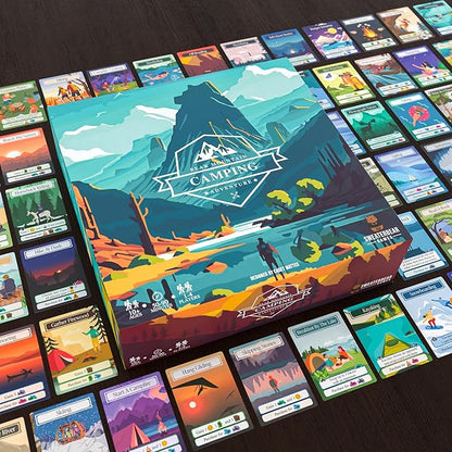 Bear Mountain Camping Adventure Board Game | Family Game for Young Camping Fans and Adults | Easy to Learn | Ages 10+ | for 1-4 Players | Perfect for Outdoor Enthusiasts
