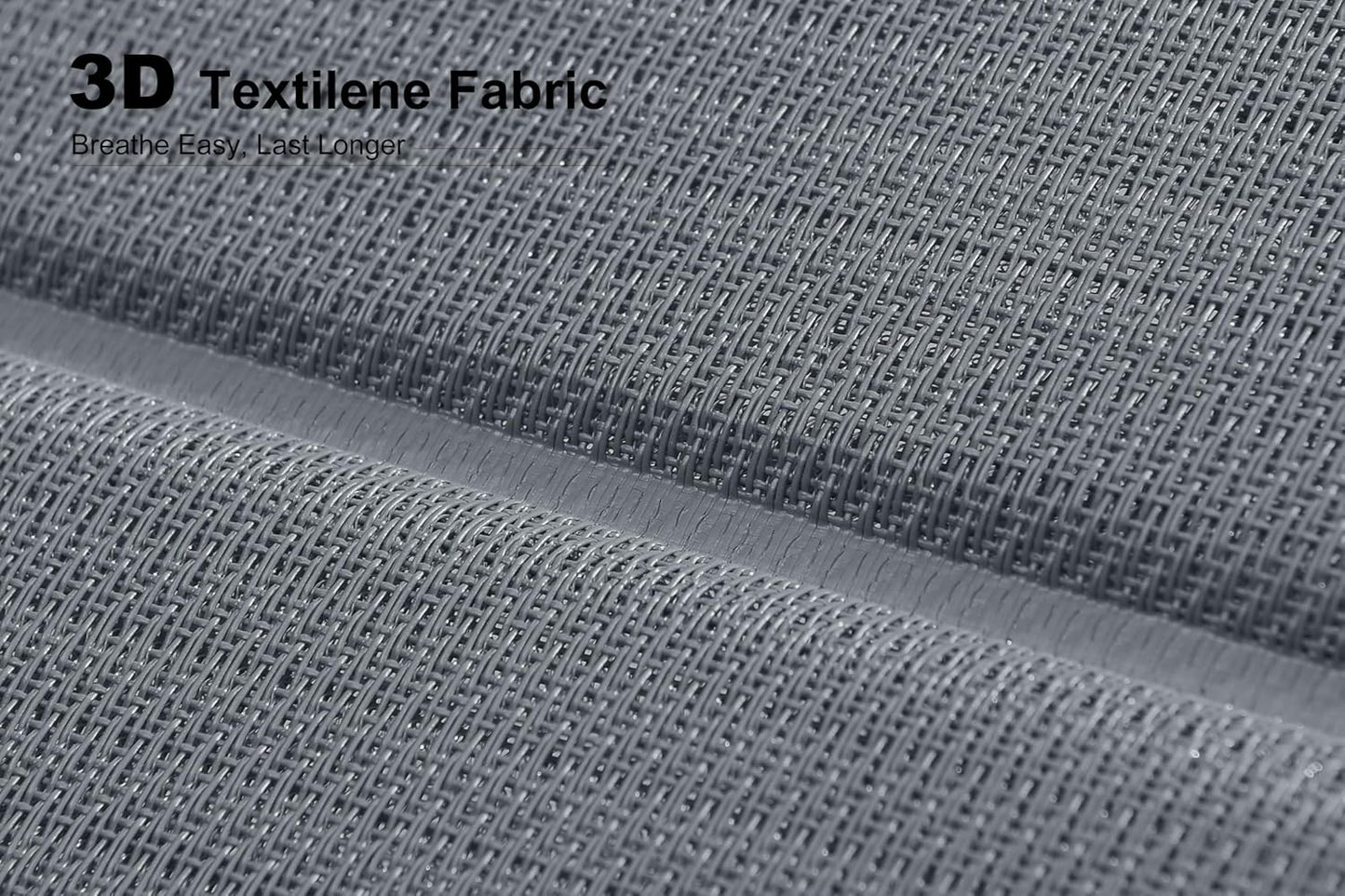 PURPLE LEAF Outdoor Chaise Lounge 2 Pieces Patio Recliner Sunbathing Tanning Chair for Poolside Balcony with Armrests Backyard Moon Basalt