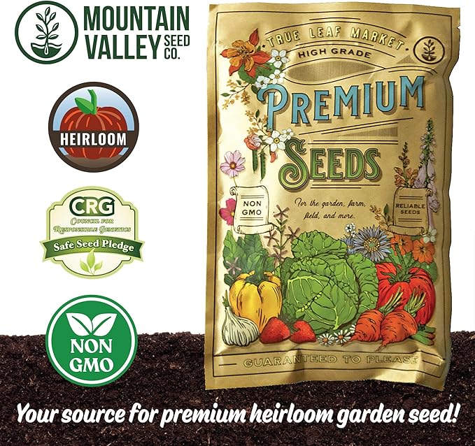 Wildflower Seeds Bulk - Meadow Wildflower Seed Mix, 5 Lbs Bulk, Annual & Perennial Wildflowers Seeds for Planting, Wild Flower & Grass Garden Mixture, Mountain Valley Seed Company