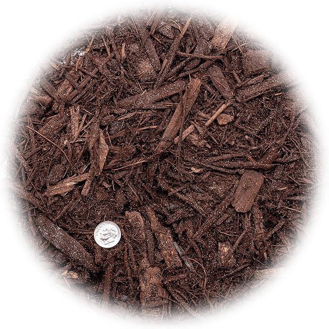 Premium Brown Mulch - Transform Your Landscape with Natural Elegance - 1 Quart