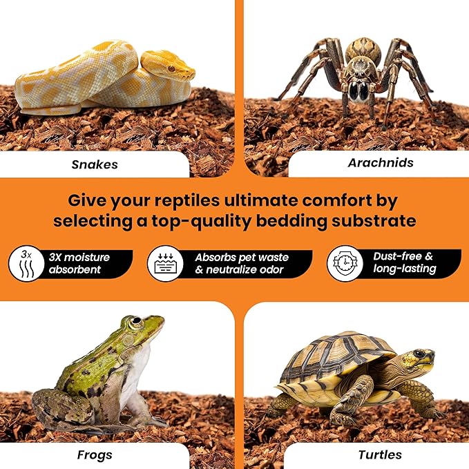 Gro-Med Coco Husk Chips Block 10lb Expands Upto 16 Gallons Coconut Chip Substrate, Coco Coir Husk Mulch for Gardening, Indoor, Outdoor Plants Orchid Bark Alternative - OMRI Listed, Low ECB alanced pH