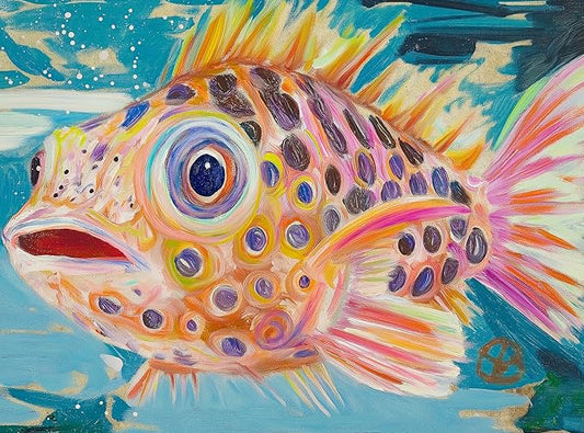 Cross & Glory - Pufferfish Odyssey: A Deep Sea Masterpiece - 1000 Piece Jigsaw Puzzle for Adults | Best New Ocean Art Puzzle | Vibrant Underwater Artwork for Relaxation and Fun