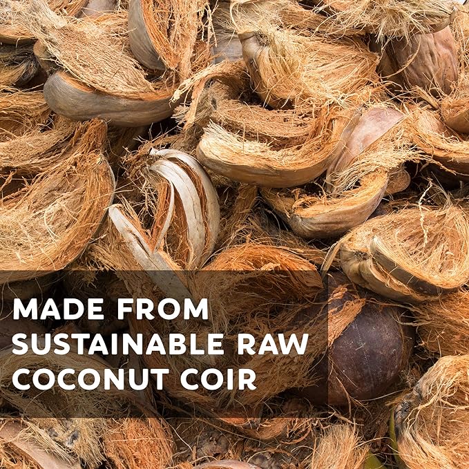 Minute Soil - Compressed Coco Coir Brick, Fiber Grow Medium, Potting Soil Indoor Plants and Outdoor Plants, 1 Block = 15 Gal Planting Soil, Peat Free OMRI Organic, Mountain Valley Seed Company