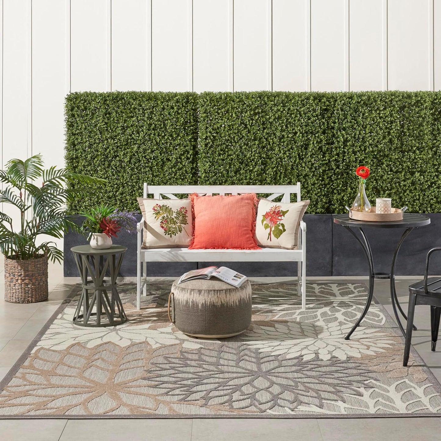 Nourison Home Aloha 7' x 10' Natural Outdoor Indoor/Outdoor Rug