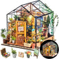 Rolife DIY Miniature Greenhouse Kit, Tiny/Mini House Making Kit with Furniture for Adults, Furniture, Halloween/Christmas Decorations, Gifts for Family and Friends (Cathy's Greenhouse)