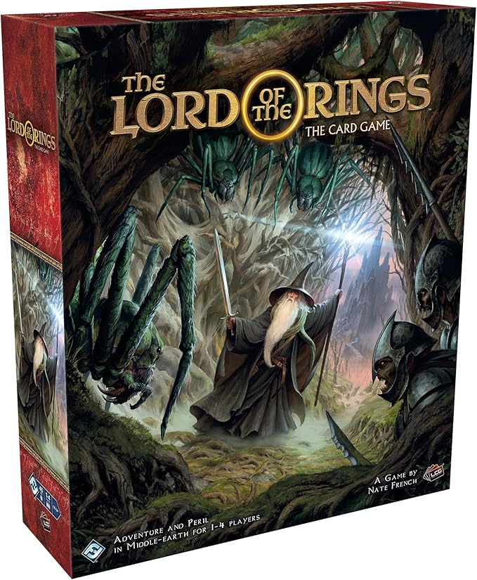 Asmodee The Lord of the Rings The Card Game REVISED CORE SET - The Ultimate Adventure Awaits in Middle-earth, Cooperative Strategy Game for Kids & Adults, Ages 14+, 1-4 Players, 30-120 Minute Playtime