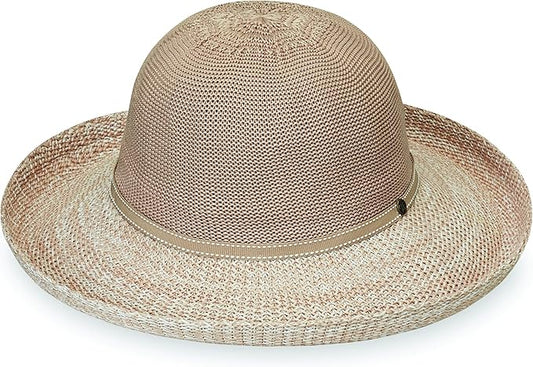 Wallaroo Women’s Victoria Two-Toned Sun Hat – UPF 50+ Sun Protection, Wide Brim, Adjustable, Cotton Lining, Summer Holiday