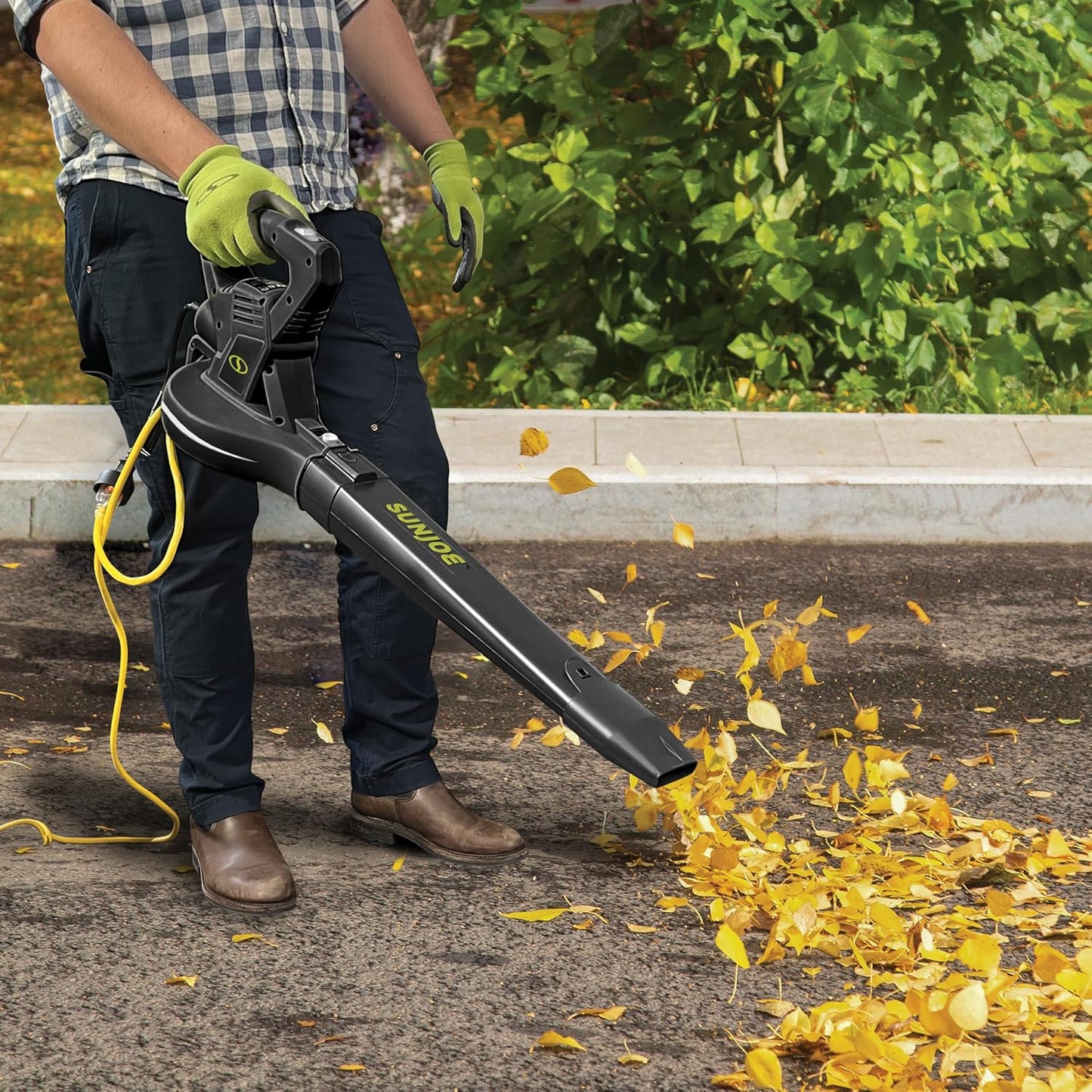 Sun Joe Blower Joe 10-Amp 215 MPH All-Purpose 2-Speed Electric Blower | SBJ601E