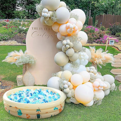 Realhaha Ball Pit Balls 50 100 200 500 Play Balls Plastic Balls for Baby Girls Toddlers Kids Play Tent Pool Playhouse Playpen Party Decoration