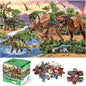 Jumbo Floor Puzzle for Kids,48 Piece Dinosaur Large Jigsaw Puzzles for Toddlers Ages 3-5,Children Learning Preschool Educational Dinosaur Toys,Christmas Birthday Gifts for Boys Girls Ages 4-8