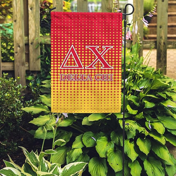 Delta Chi Licensed Flag Garden Flag Banner Yard Decor Outdoor Decoration (Delta Chi #4)