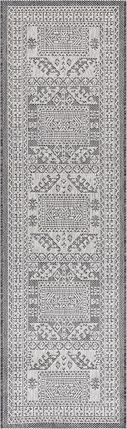 Keen Home Design Terrace Outdoor Runner Rug - 2x10 Washable Indoor/Outdoor Rug for Patio, Kitchen, Balcony, Beach, Garden, Deck and Porch, Size: 2'2"x9'11"