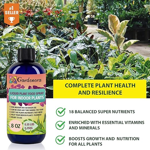 Plant Growth Superfood for Jade Plant with 18 Essential Vitamins & Minerals - Organic Plant Food Fertilizer - Micro-Fungi and Bio-Organisms for Jade Plant Care & Growth Enhancement - 8oz