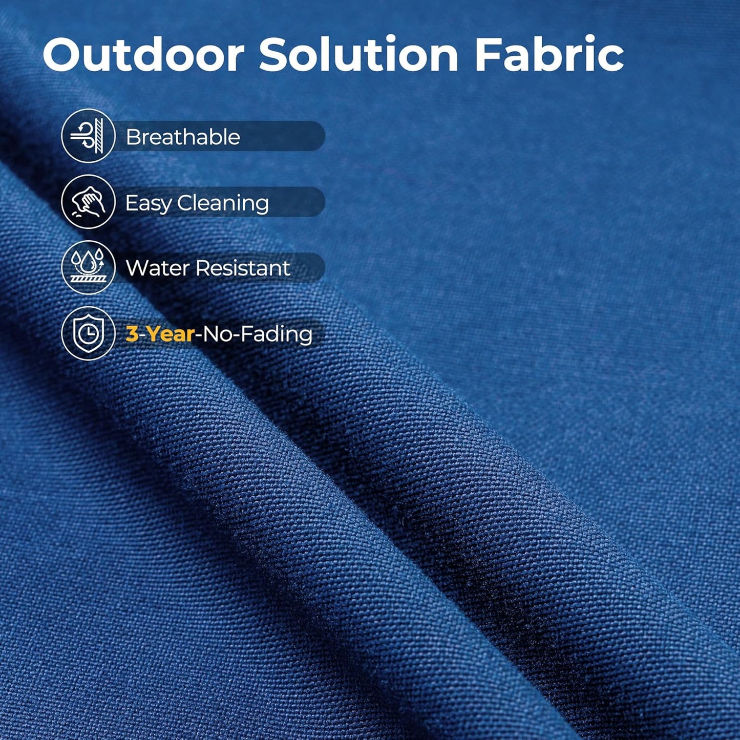 HOOOWOOO Outdoor Sectional Patio Furniture Set,6 Pieces Wicker Conversation Sets L Shaped Couch,Extra Deep Out Door Sofa Outside Furniture,Navy Blue