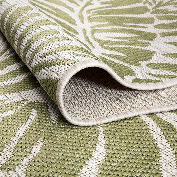 Keen Home Design Terrace Outdoor Area Rug - 9x12 Washable Indoor/Outdoor Rug for Patio, Kitchen, Balcony, Beach, Garden, Deck and Porch, Size: 8'10"x12'