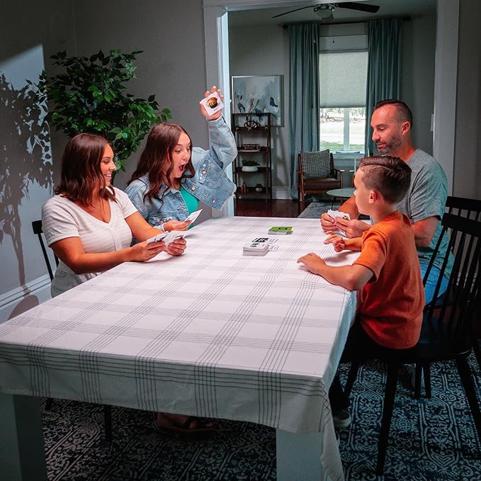 SLAPZI - The Fast-Matching, Card-Slapping Game, Match Picture Cards to Clue Cards and Slap Down Your match, Fast, Fun and Easy, Perfect For Family Game Nights & Parties. For 2-8 Players, Ages 8+