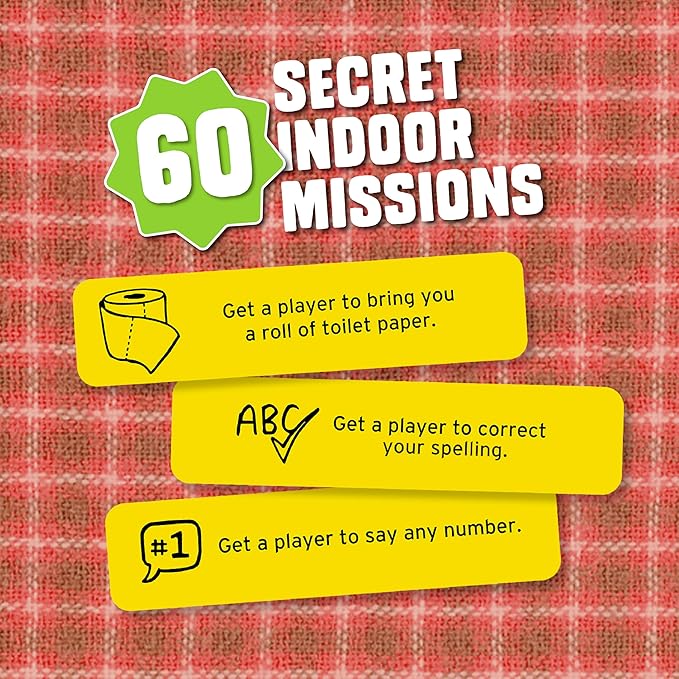 Big Potato Don't Get Got: Indoor Edition | Award Winning Secret Missions Party Game for Adults and Family