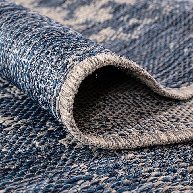 Keen Home Design Terrace Outdoor Runner Rug - 2x8 Washable Indoor/Outdoor Rug for Patio, Kitchen, Balcony, Beach, Garden, Deck and Porch, Size: 2'2"x7'7"