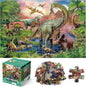 Jumbo Floor Puzzle for Kids,48 Piece Forest Dinosaur Large Jigsaw Puzzles, Fun Educational Preschool Learning Toy for Toddlers Ages 3-5,Gift for Boy Girl Ages 4-8