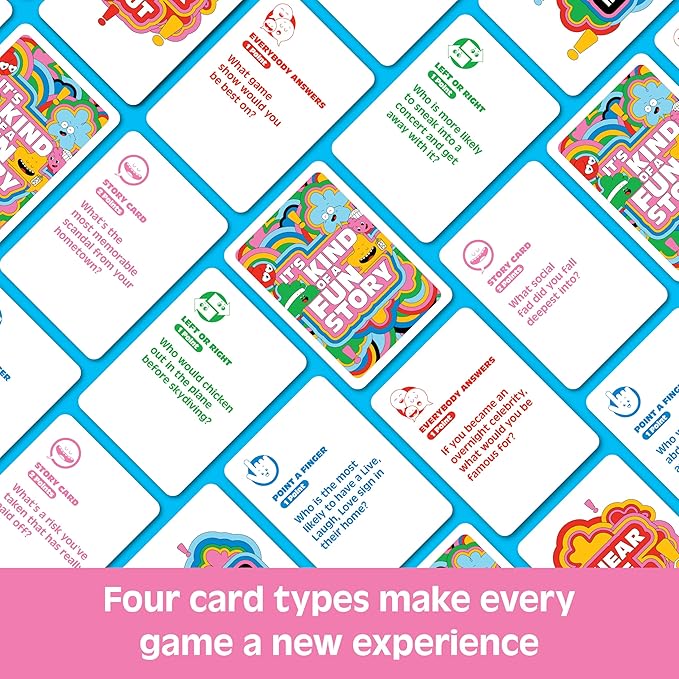It’s Kind of a Fun Story – Adult Party Game & Storytelling Card Game with 320 Conversation Cards for Friends, Couples, Families, Game Nights, Bachelorette Parties, Pre-Games, and Happy Hours
