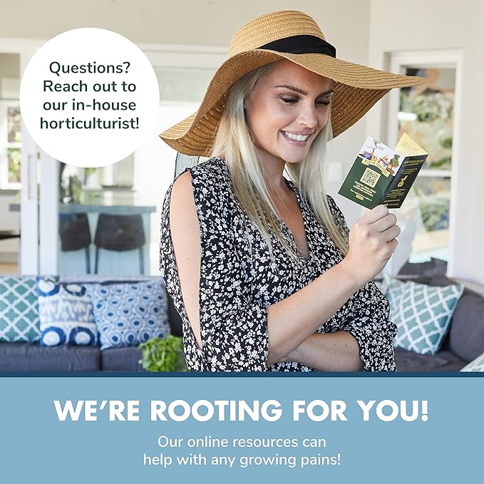 Cactus Succulent Seed Starter Kit - Indoor Garden Grow Kits, Seeds for Planting Mini Cactus Succulent Plants, Plant Markers, Soil, Pots, Wood Box - Fathers Day Gardening Gifts