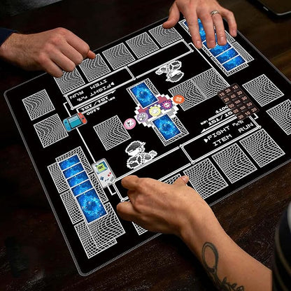 Premium PTCG playmat Set - 24x24 for Pokemon mat with 22 Damage counters and Storage Bag - Ideal for PTCG Board Game and TCG Play(Style4)